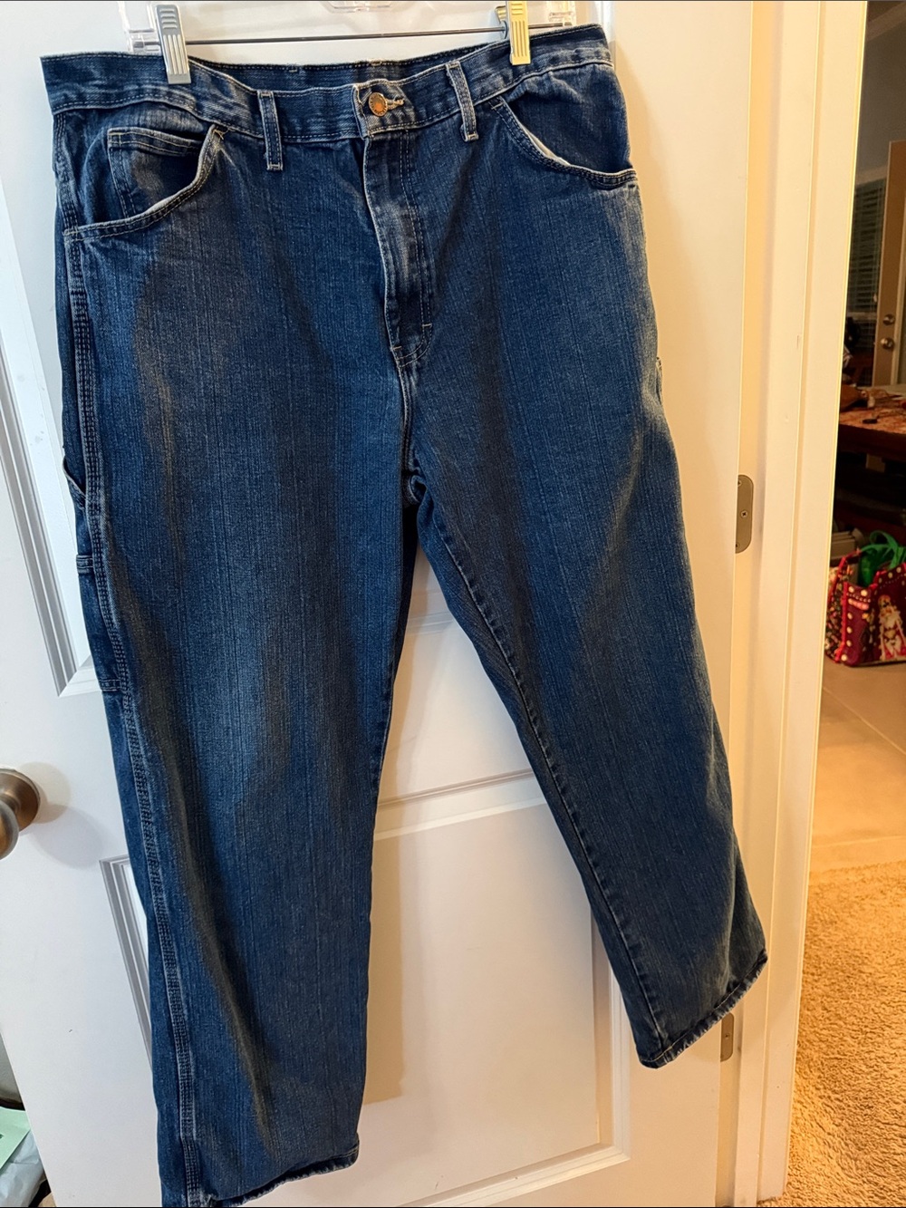 Dickies Relaxed Fit Blue Denim Jeans 36/32